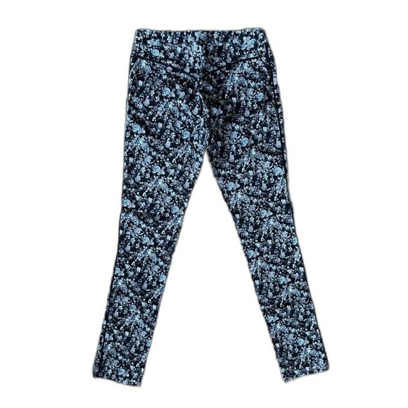 PREEN by THORNTON BREGAZZI Multicolor Floral Stretch Cotton Trousers Pants Sz S - Picture 6 of 9